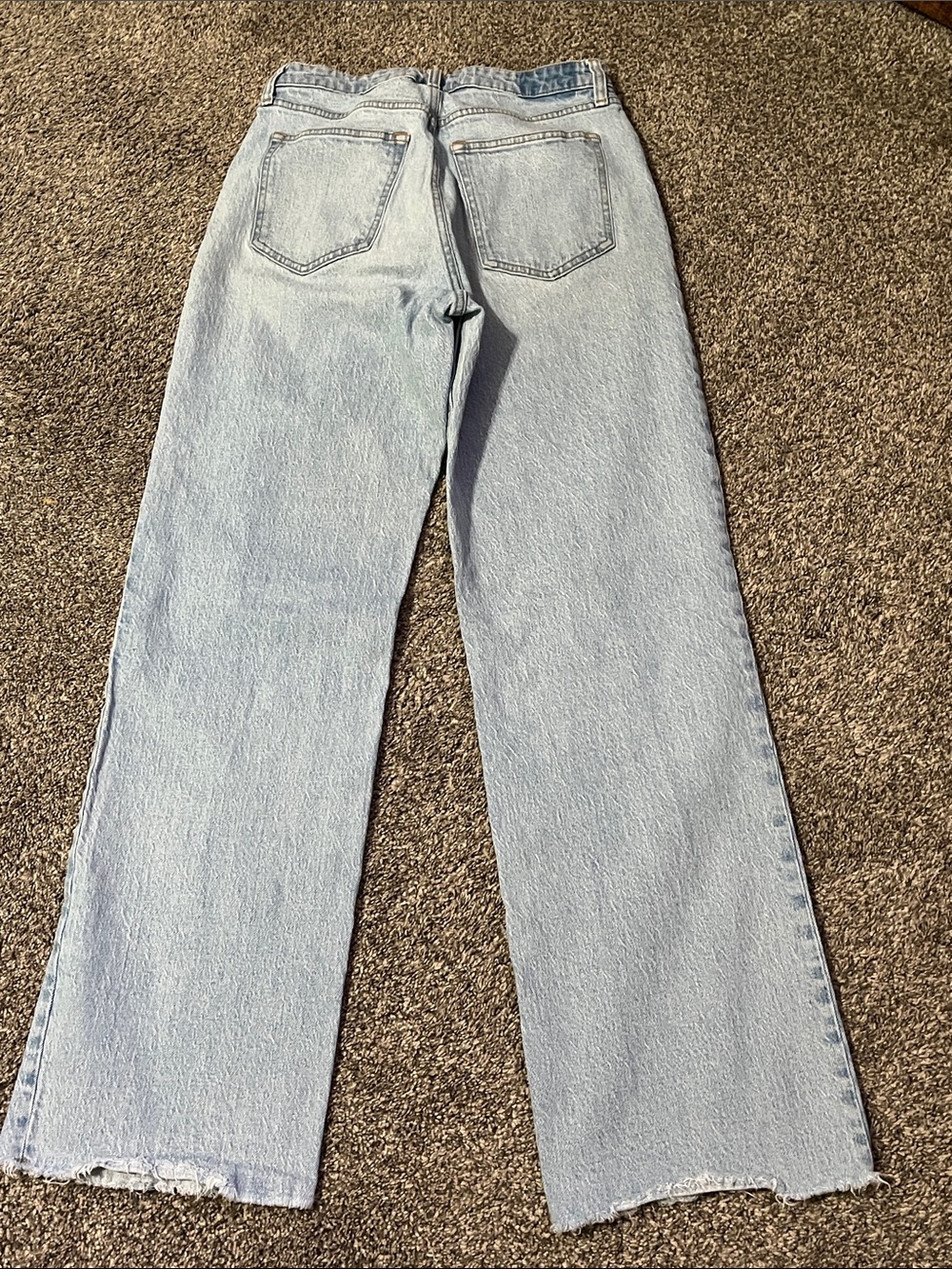 Abercrombie & Fitch The 90’s Relaxed Jean High Rise Curve Love 29 Long - Picture 5 of 12